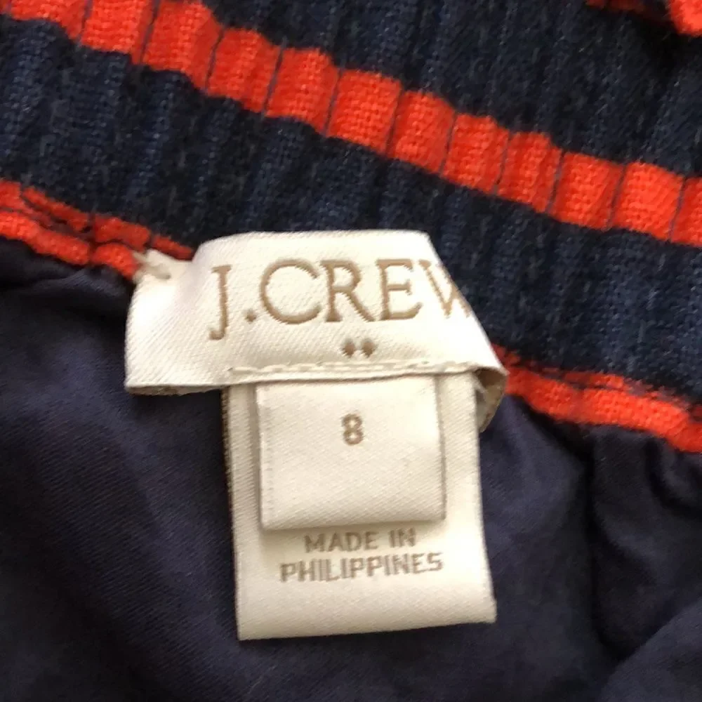 Vintage J.Crew Navy Striped skirt size 8
